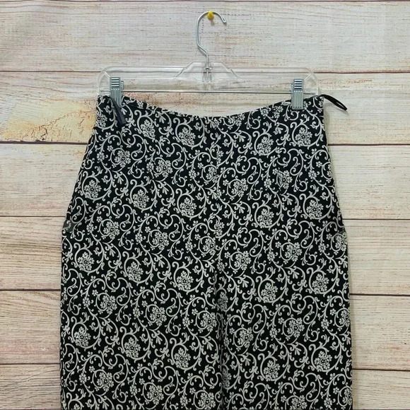 Talbots Pure Silk Lined Pants Black Side Zip - Picture 2 of 11